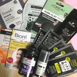 Big Bundle of Charcoal masks, strips & cleansers